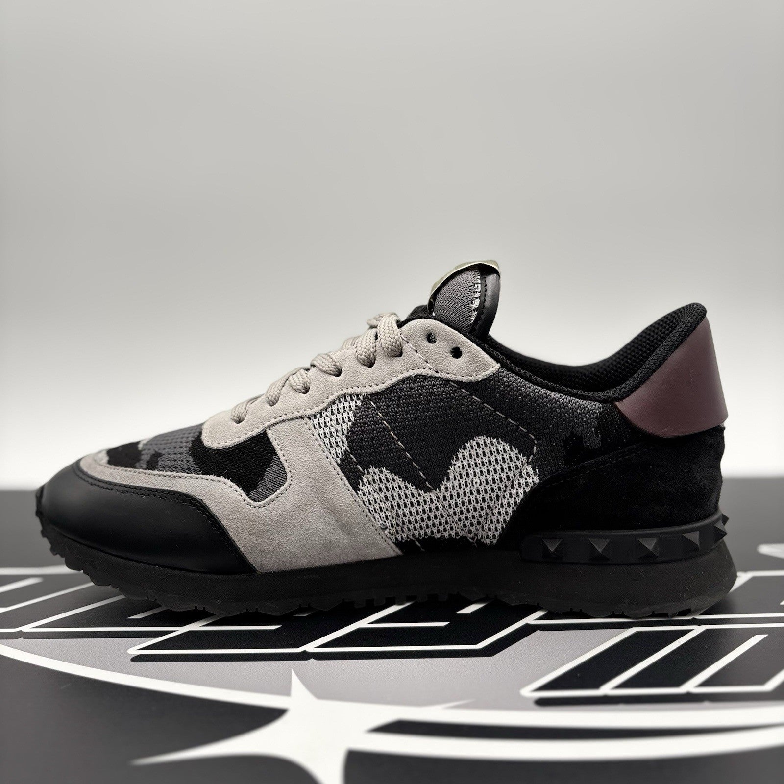 Size 41 (8 US) - Valentino Camouflage Rock runner  ' Black/Stone ' | WORN 1-3X