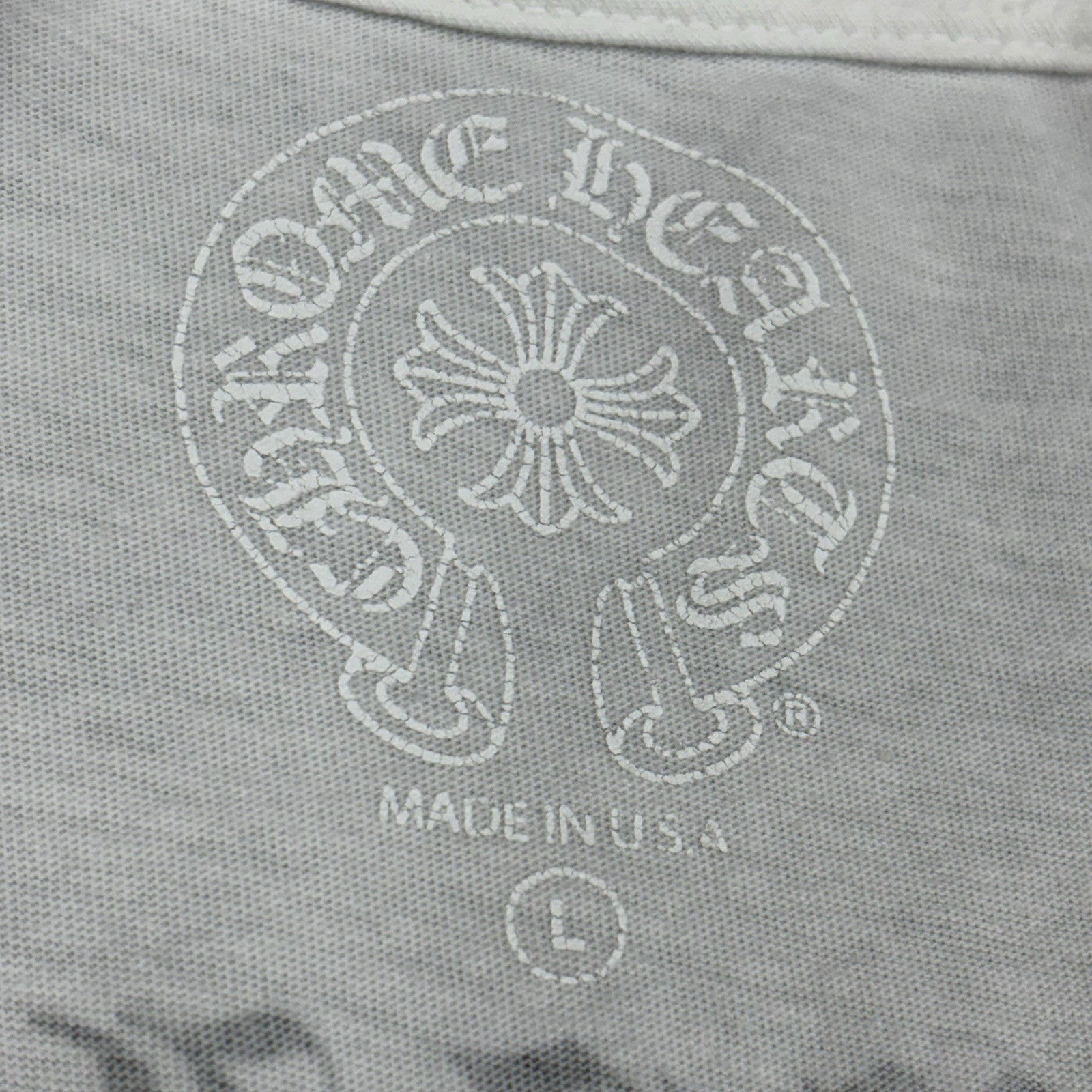 Size Large - Chrome Hearts Boost Long Sleeve T-Shirt ' White ' | GREAT COND!