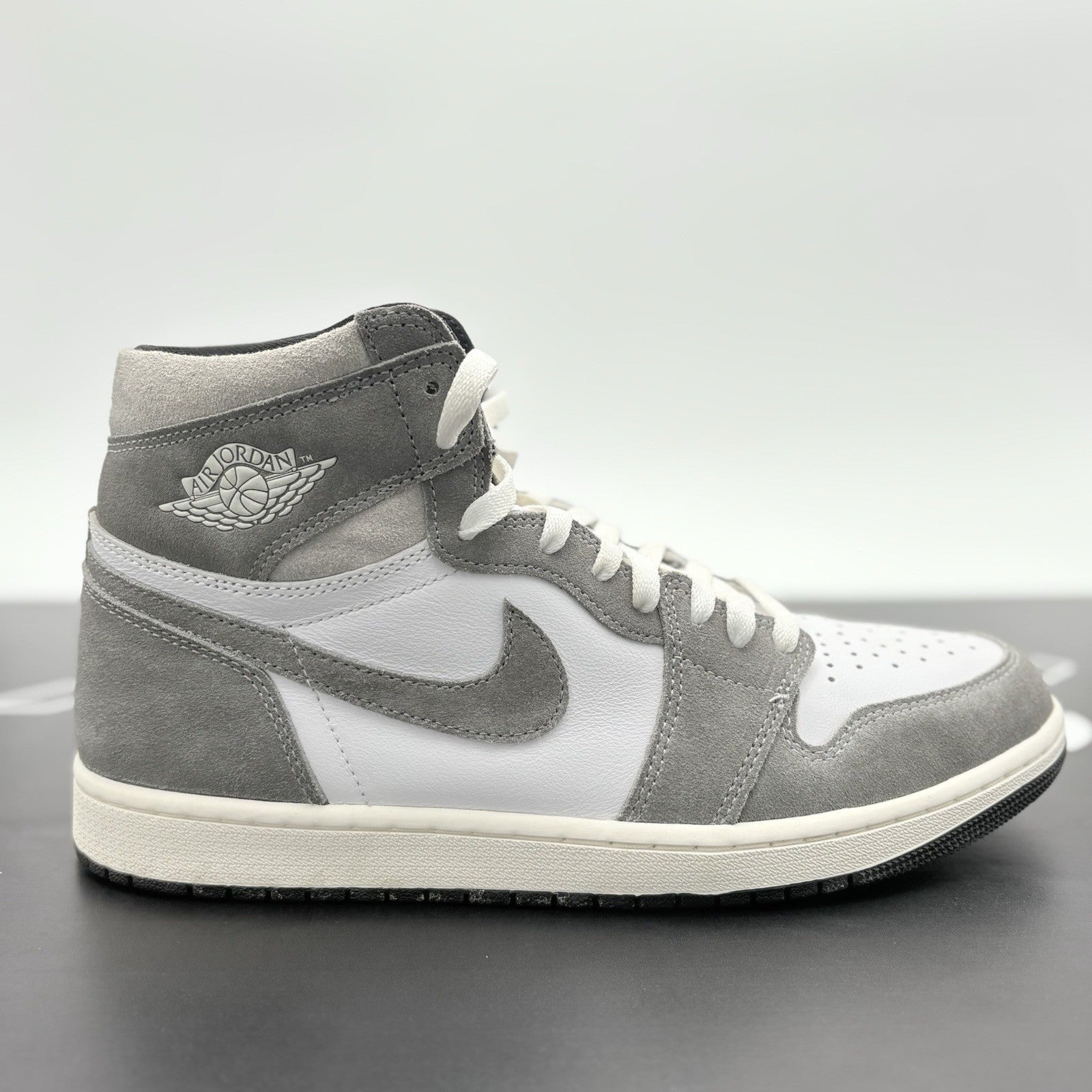 Size 10.5 - Air Jordan 1 Retro OG High ' Washed Black ' | ONLY WORN 1-3x