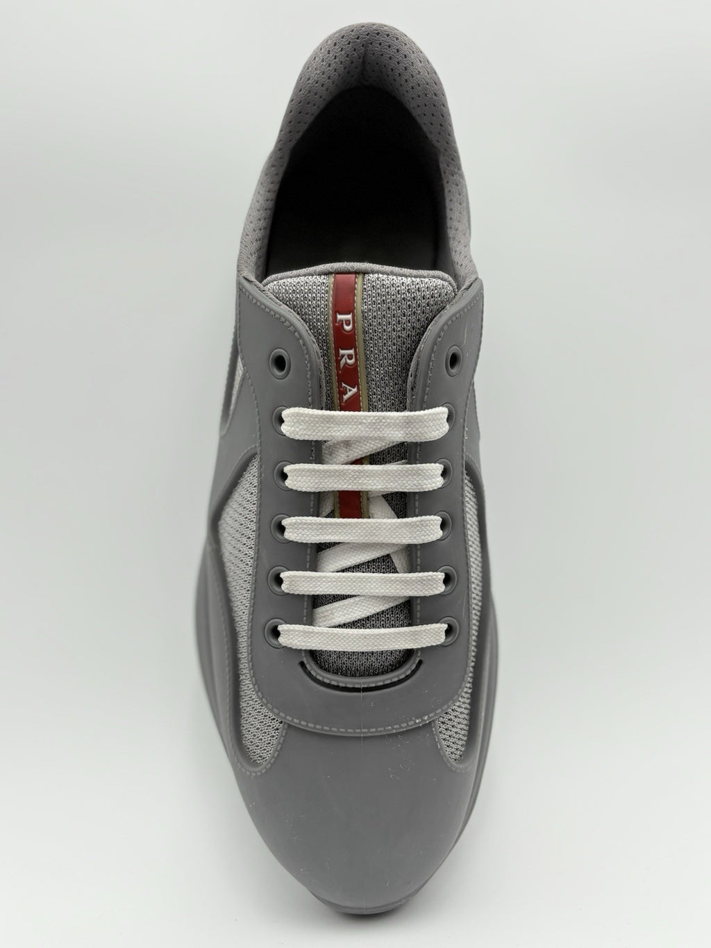 Size 43 (10 US) Prada America's Cup Soft Rubber ' Grey ' | GREAT CONDITION!