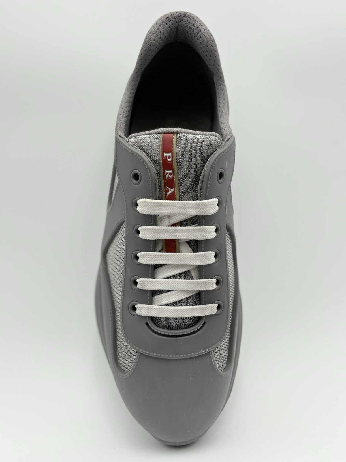 Size 43 (10 US) Prada America's Cup Soft Rubber ' Grey ' | GREAT CONDITION!