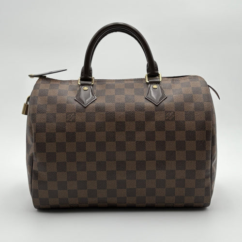 Louis Vuitton Speedy Bandouliere 35 Bag ' Damier Ebene '