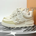 Size 5 LV (6-6.5 US) - Louis Vuitton Skate ' Beige White ' | SUPER CLEAN!