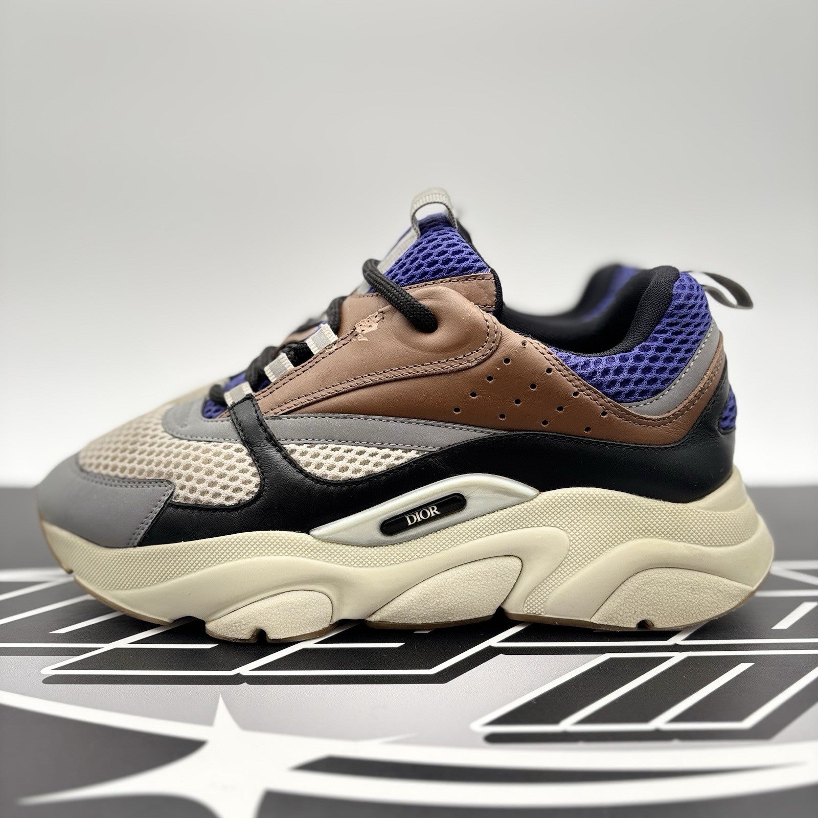 Size 40 (US 7) - Dior B22 Sneaker ‘ Coffee/Violet ‘ | GREAT CONDITION!