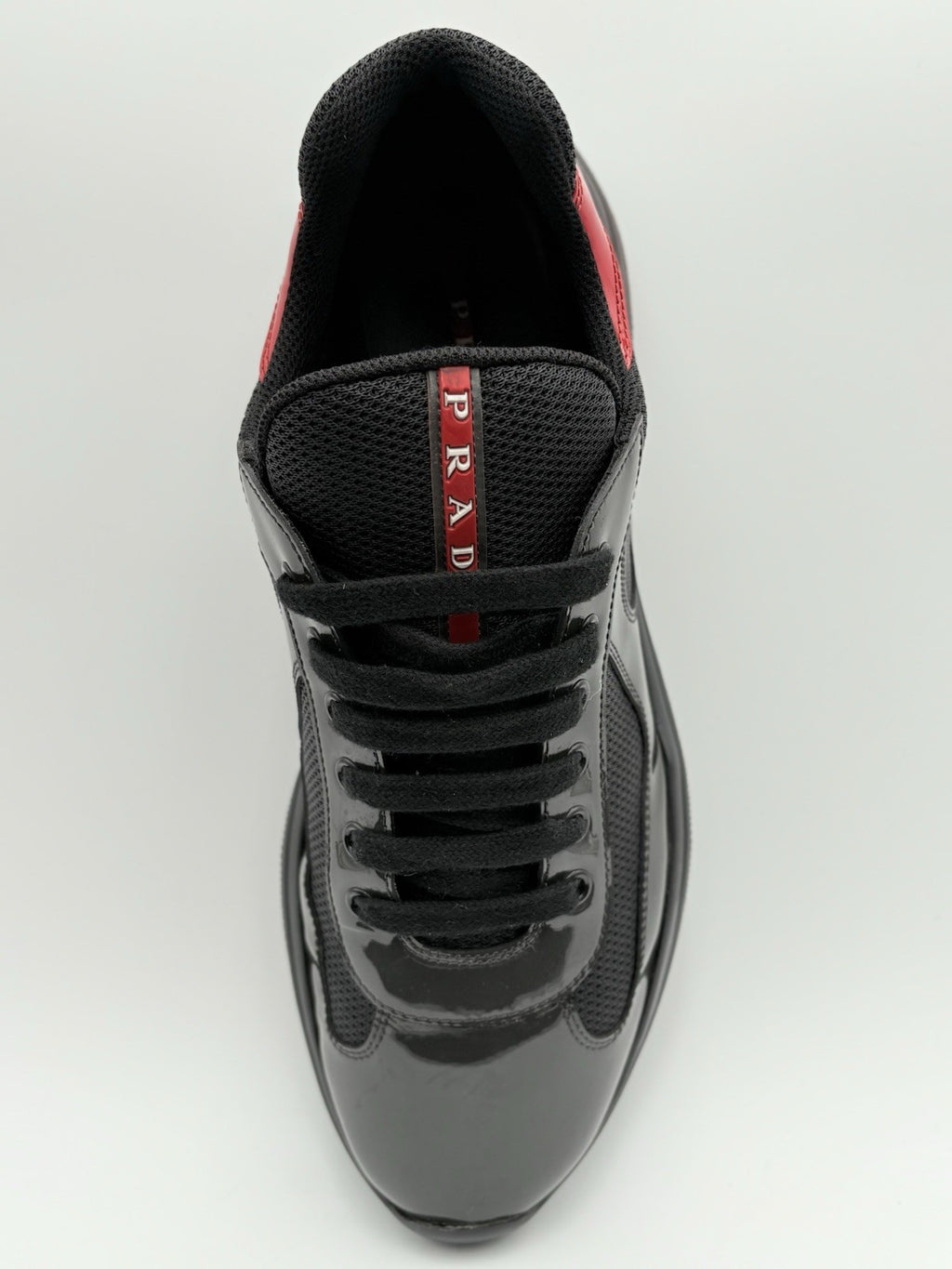 Size 10 UK (11 US) - Prada Americas Cup ' Anthracite Red ' | EXCELLENT CONDITION
