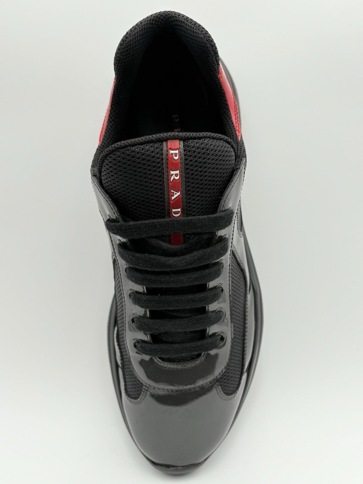 Size 10 UK (11 US) - Prada Americas Cup ' Anthracite Red ' | EXCELLENT CONDITION