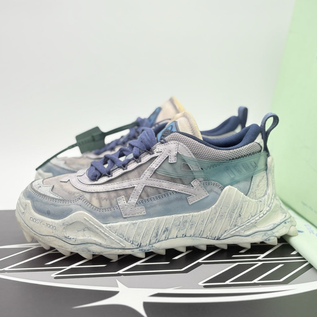 Size 41 (8 US) Off-White ODSY-1000 ' Blue Overdye ' | GREAT CONDITION!