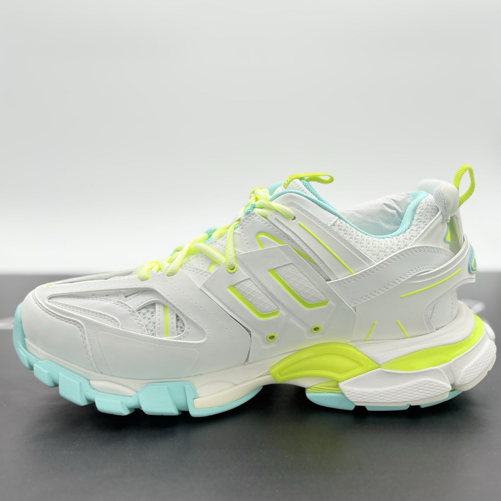 Size 43 (10 US) - Balenciaga Track ' White Yellow Blue ' | BRAND NEW!
