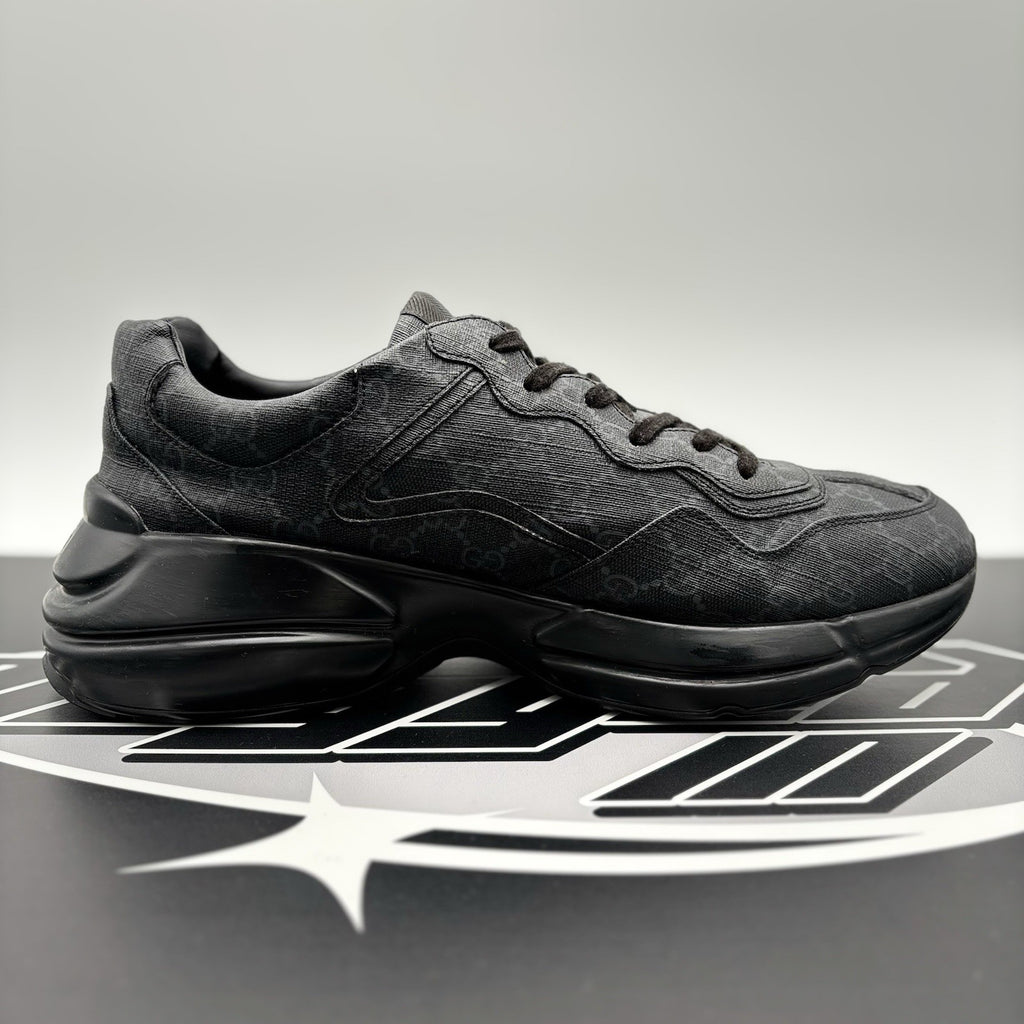 Size 10 G (10.5 US) - Gucci Rhyton ' Monogram Black ' | GREAT CONDITION!