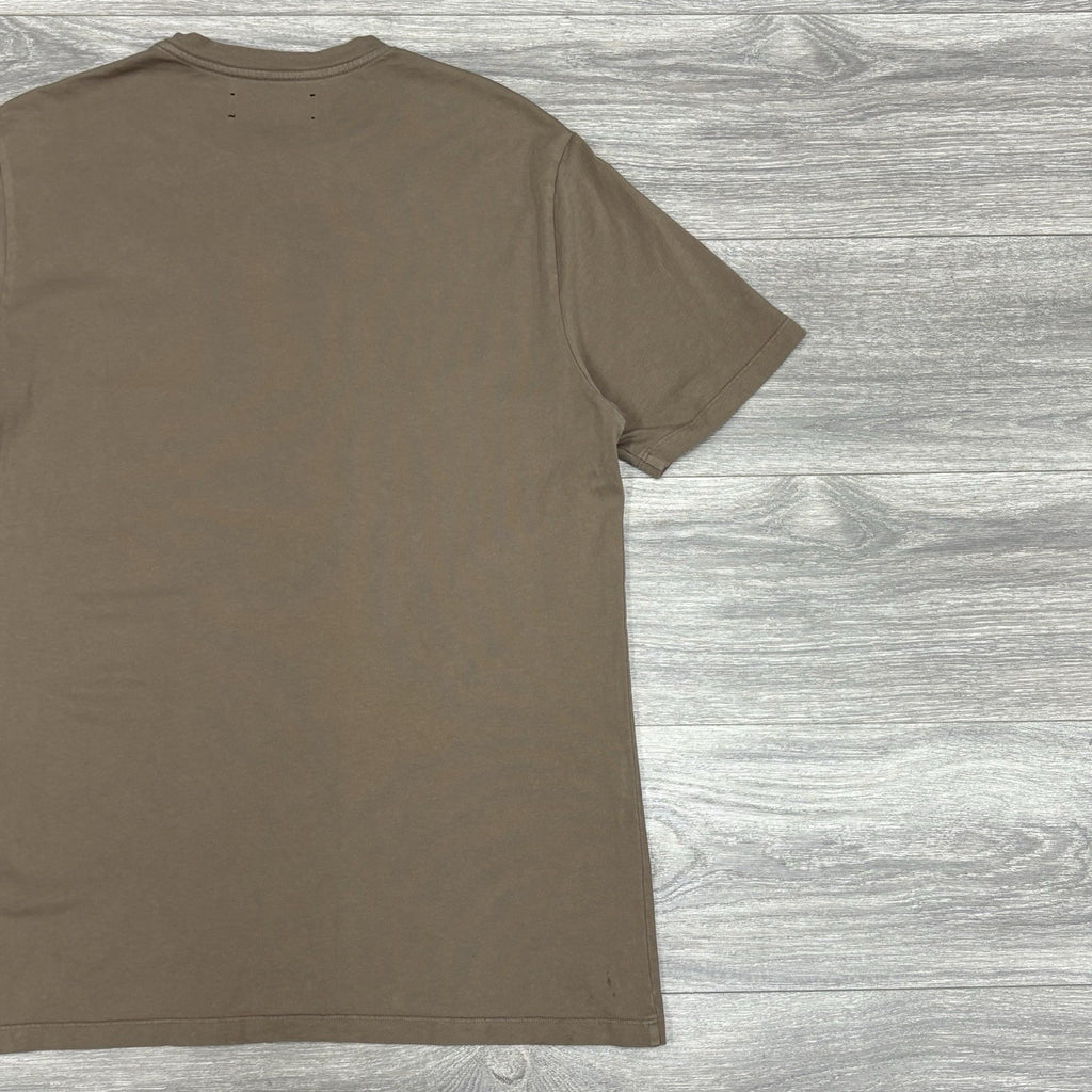 Size Small - Amiri Bar Logo T-Shirt ' Brown White ' | SUPER CLEAN!
