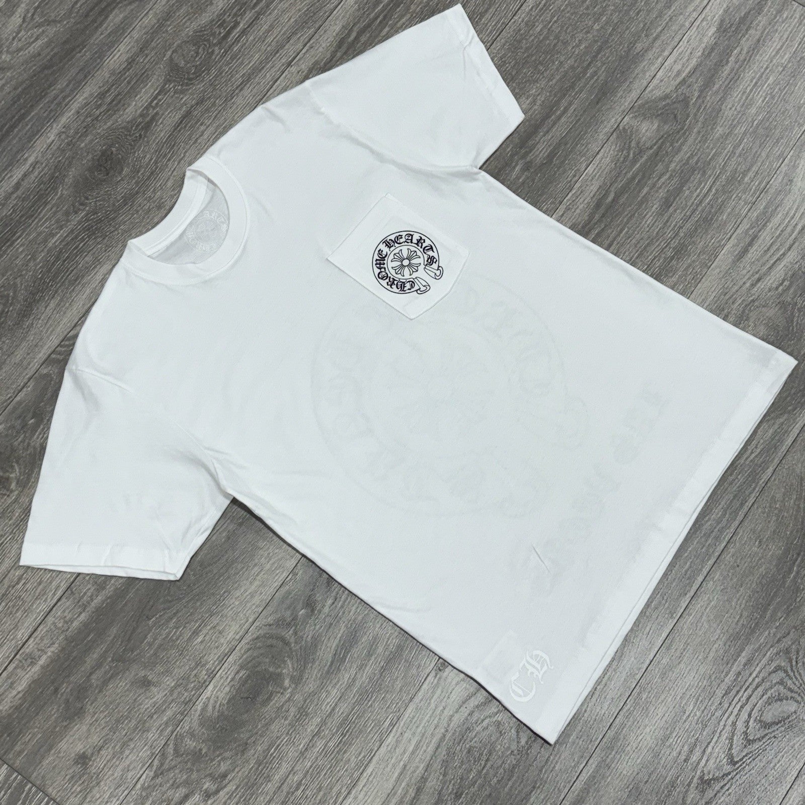 Size M - Chrome Hearts Las Vegas Horseshoe Logo T-Shirt ' White ' | BRAND NEW