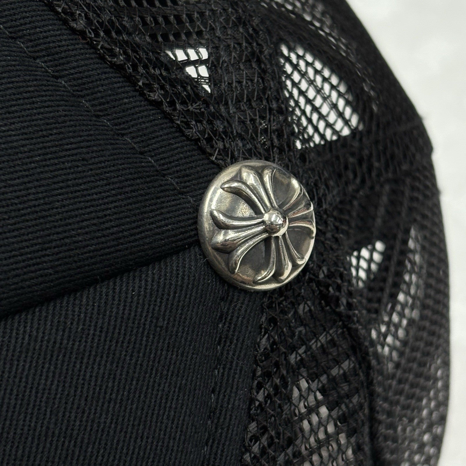 Chrome Hearts Triple Cross Cemetery Trucker Hat ' Black ' | BRAND NEW!