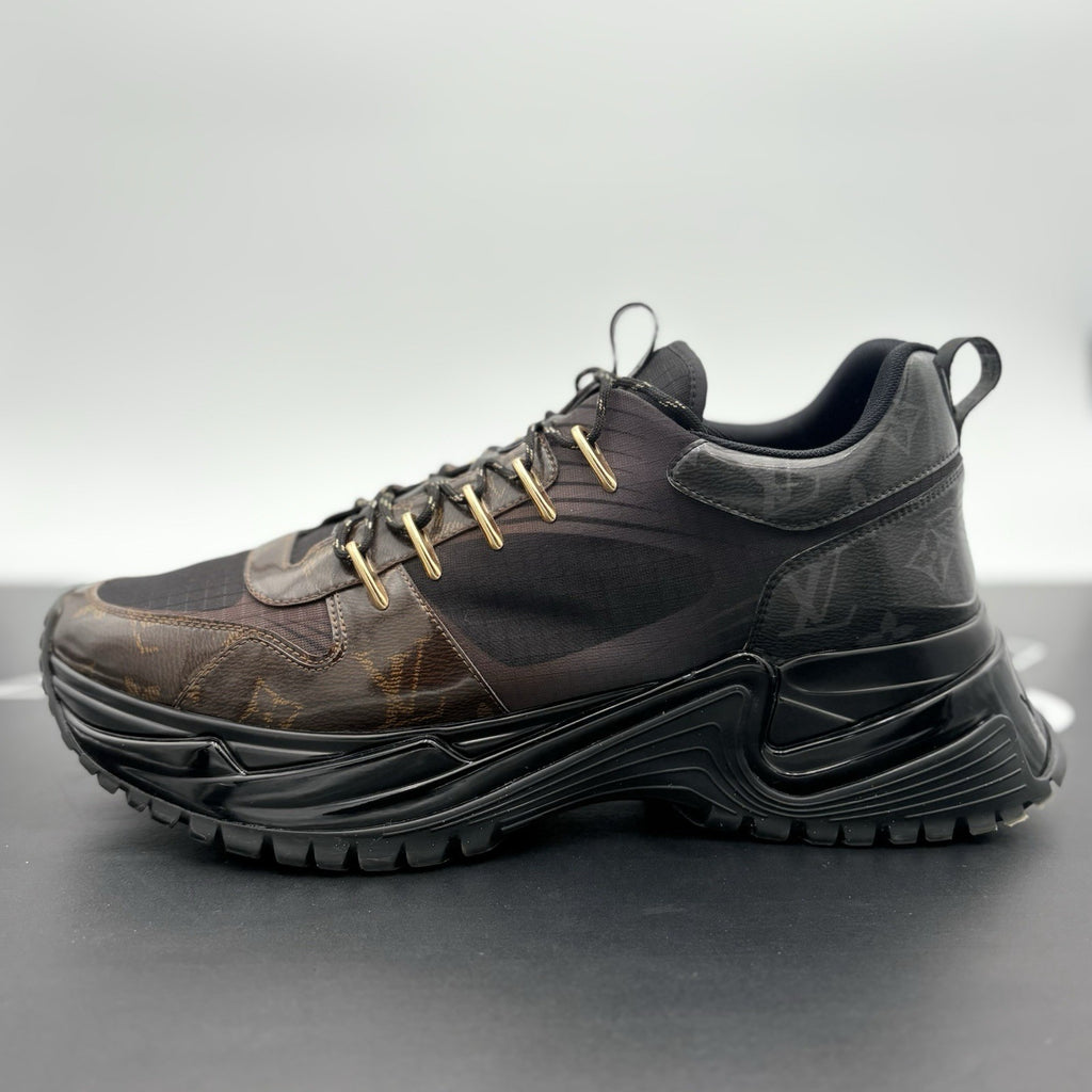 Size 9.5 LV (10.5-11 US) Louis Vuitton Run Away Pulse ' Brown Eclipse ' | CLEAN!