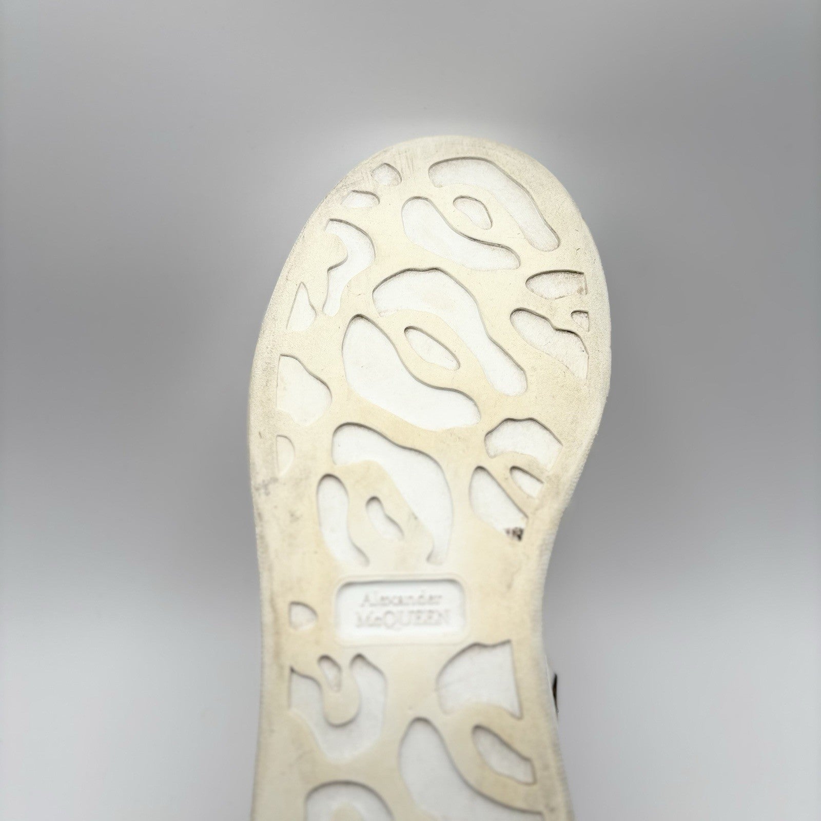 Size 41 (8 US) Alexander McQueen Oversized ' Gold Crocodile ' | GOOD COND!