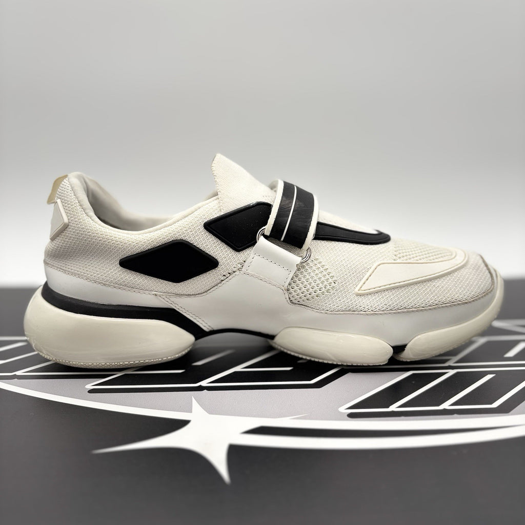 Size 6.5 UK (7.5 US) - Prada Cloudbust Sneaker ' White Black ' | GOOD CONDITION!