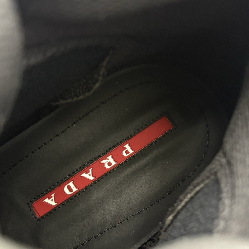 Size 10.5 UK (11.5 US) - Prada Cup High Top ' Black ' | BRAND NEW!