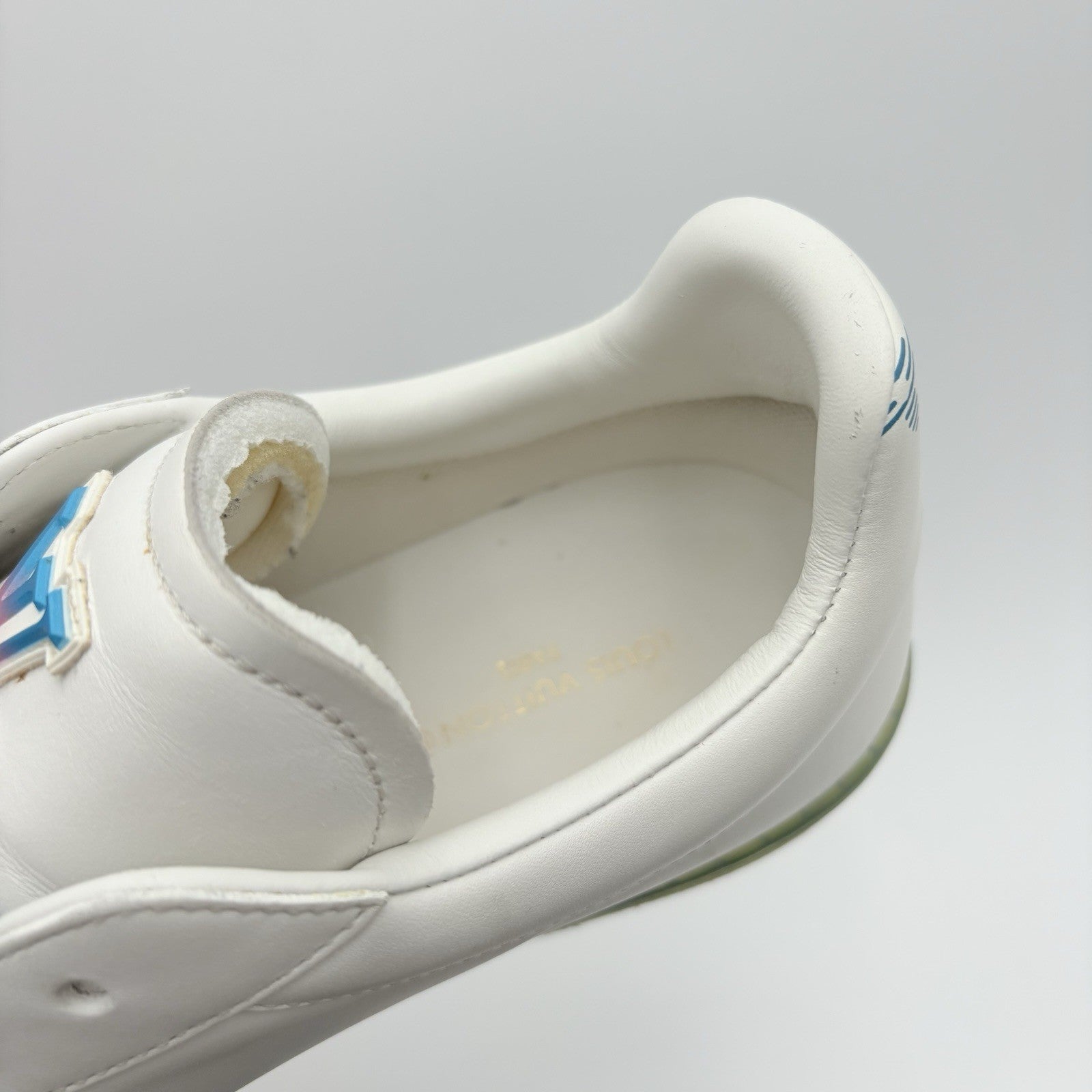 Size 9 LV (10-10.5 US) Louis Vuitton Luxembourg ' White Blue Pink ' |SUPER CLEAN