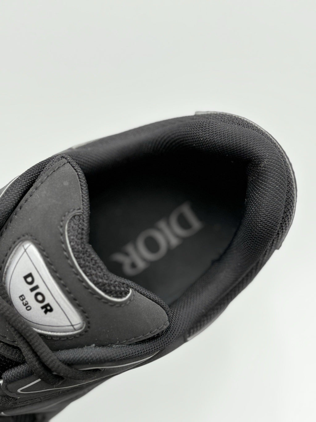 Size 45 (12 US) Dior B30 Reflective Sneaker ' Black ' | SUPER CLEAN!