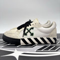 Size 41 (8 US) Off-White Vulc Sneaker ' Canvas White, Black ' | GOOD CONDITION!