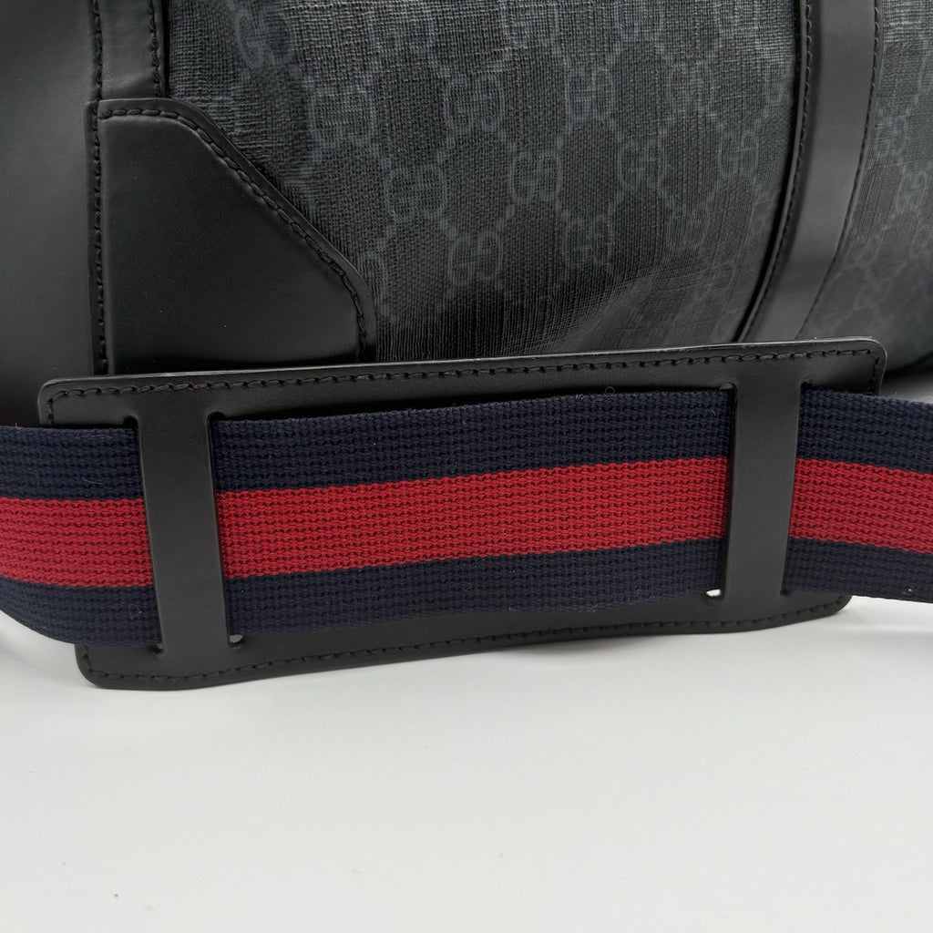 Gucci Carry On Large Duffle Bag ' Gg Supreme - Black ' | GREAT CONDITION!