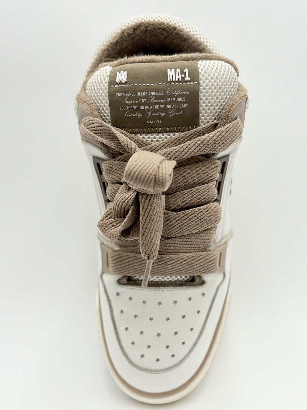 Size 44 (11 US) Amiri MA-1 ' White Brown ' | GOOD CONDITION!