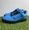 Size 7 LV (8-8.5 US) - Louis Vuitton Trainer ' Blue, Black ' | GREAT CONDITION!