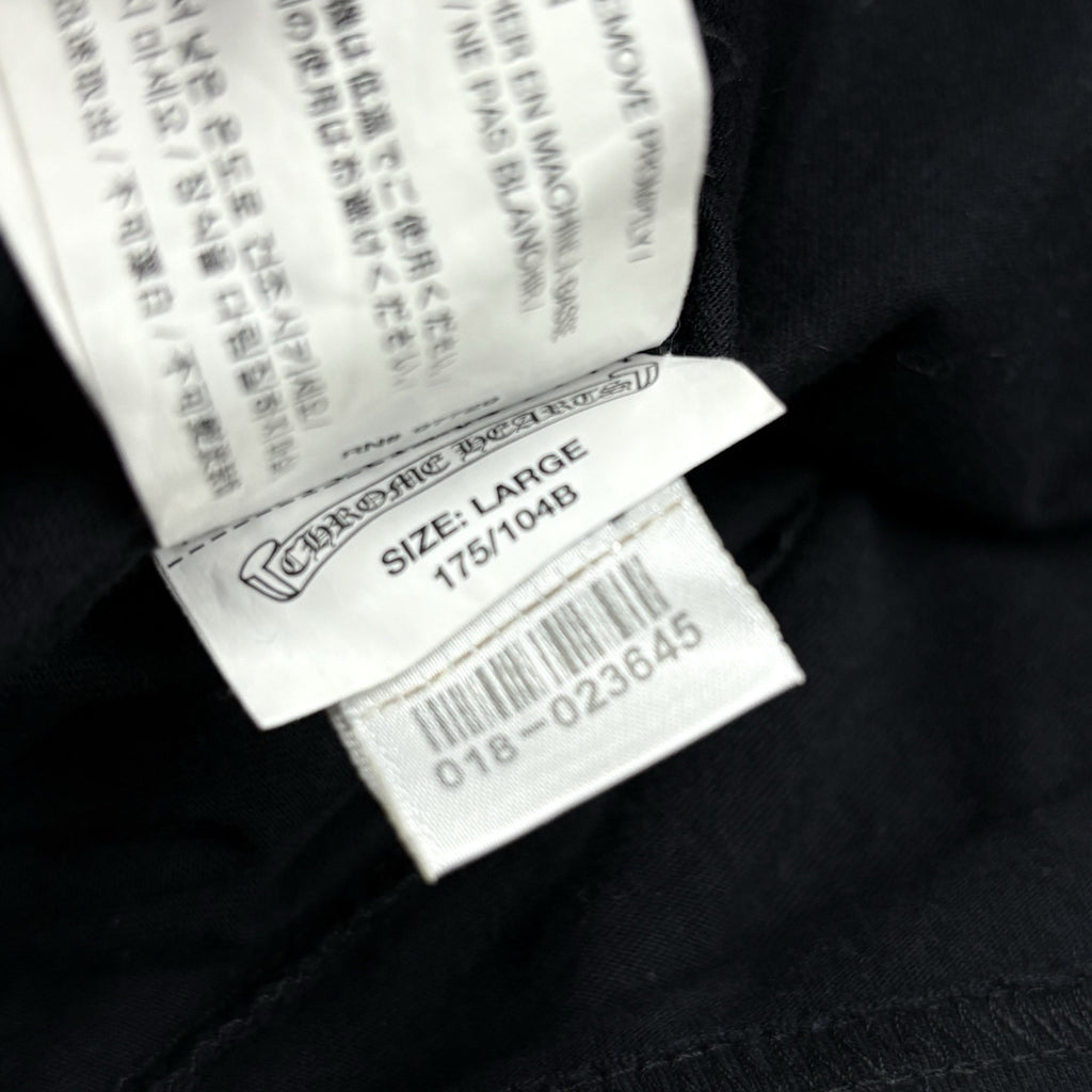 Size L - Chrome Hearts Fleur Scroll Logo T-Shirt ' Black ' | ONLY WORN ONCE!