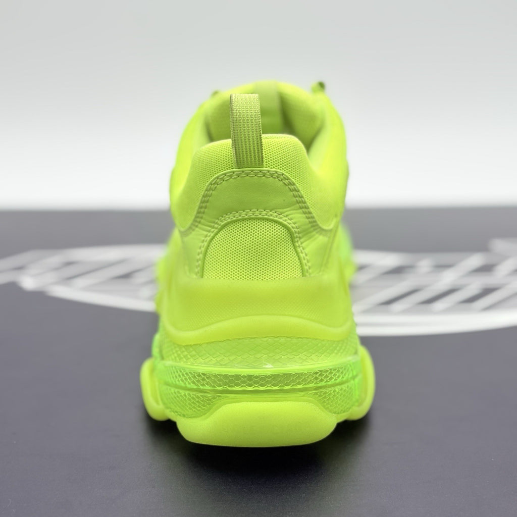 Size 42 (9 US) - Balenciaga Triple S Sneaker ' Neon Yellow ' | GREAT CONDITION!