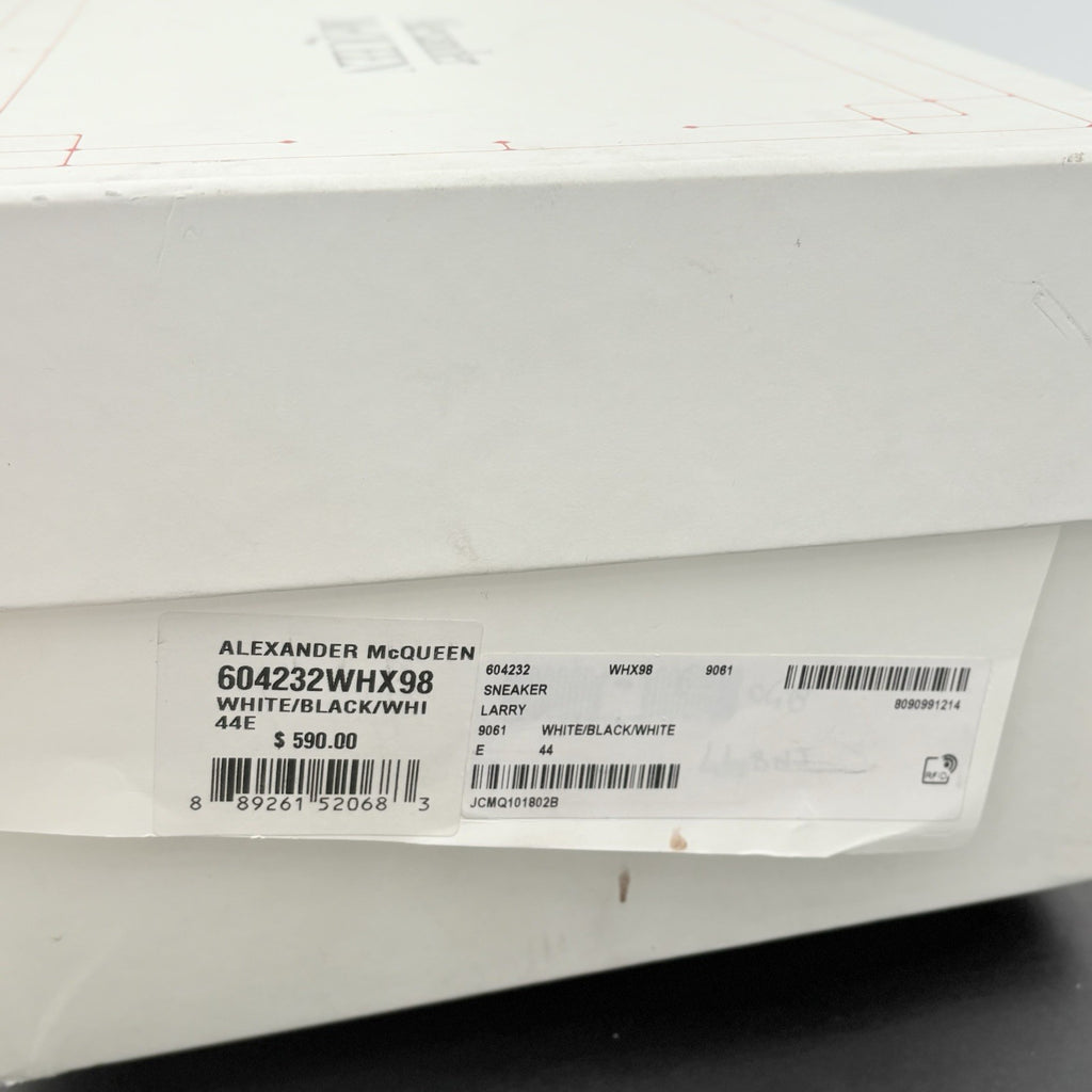 Size 44 (11 US) Alexander McQueen Clear Sole ' Black White ' | GOOD CONDITION!