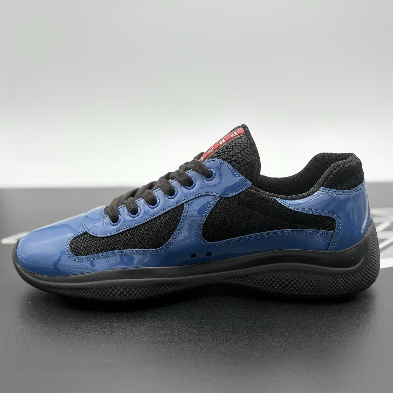 Size 7.5 UK (8.5US) - Prada Americas Cup ' Blue Black ' | SUPER CLEAN!