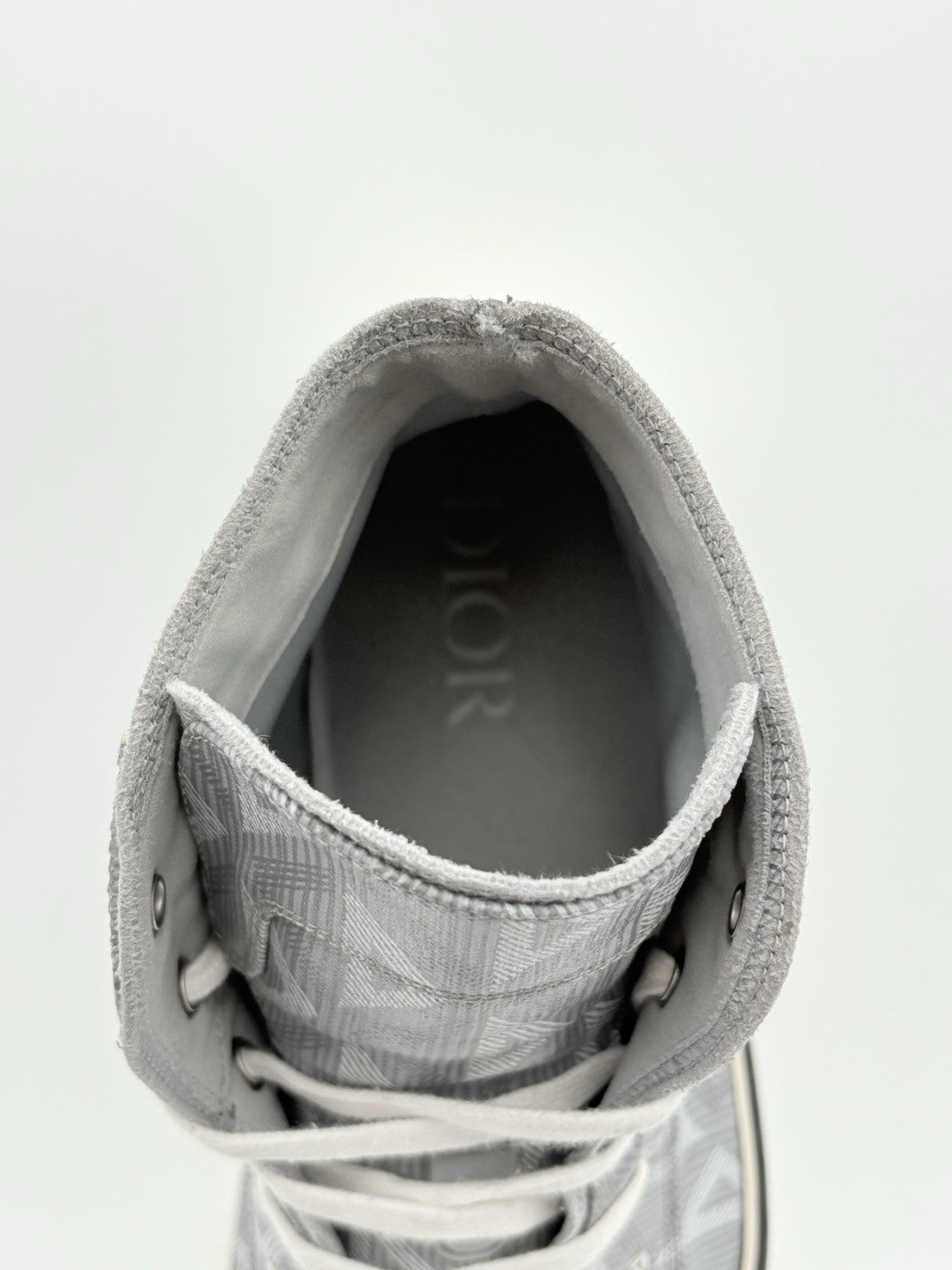 Size 45 (12 US) - Dior B23 High CD Diamond ' Grey White ' | GOOD CONDITION!