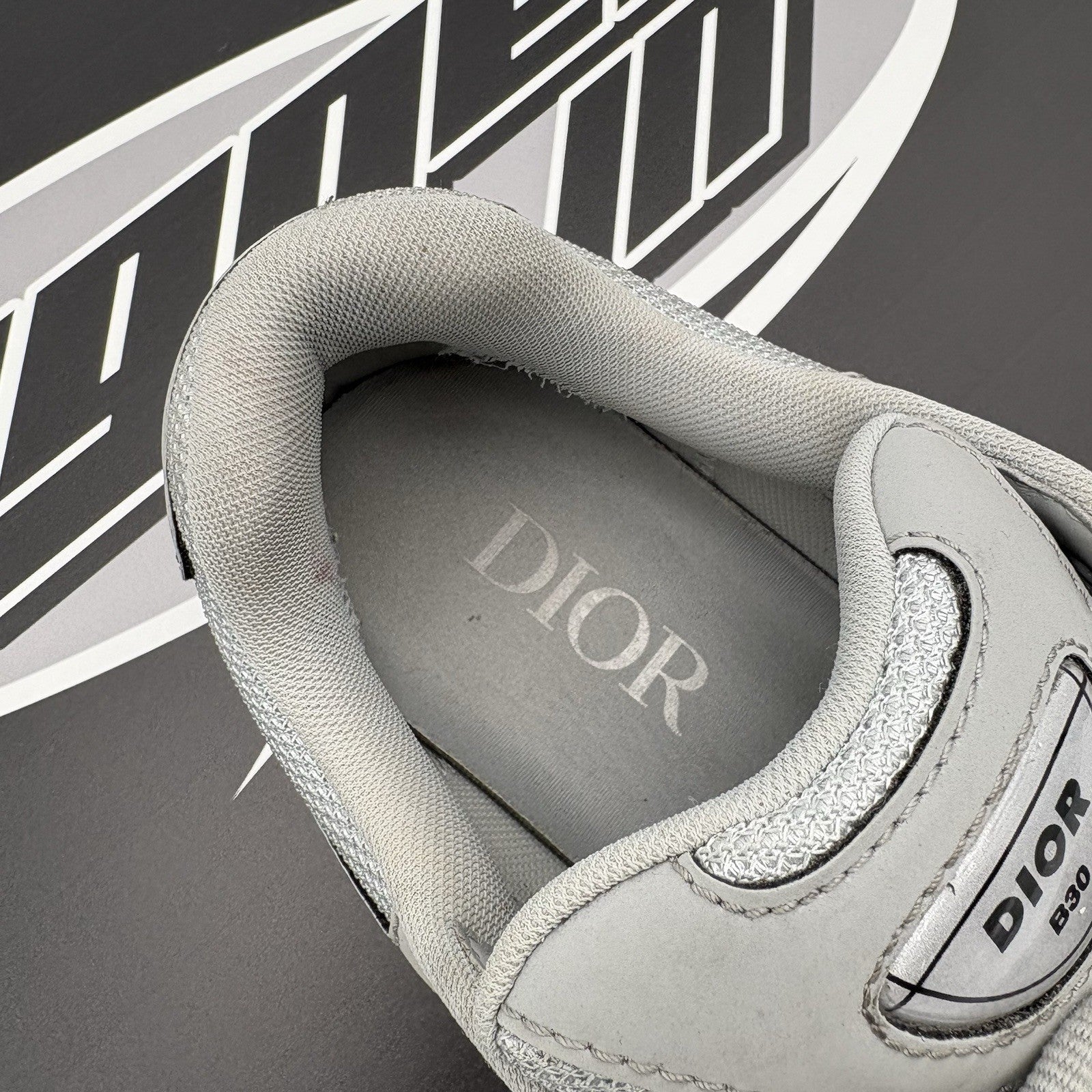 Size 43 (10 US) - Dior B30 Reflective Sneaker ' Gray ' | GREAT CONDITION!