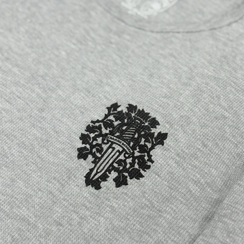 Size L - Chrome Hearts Dagger Long Sleeve Thermal ' Grey ' | WORN 1-3x