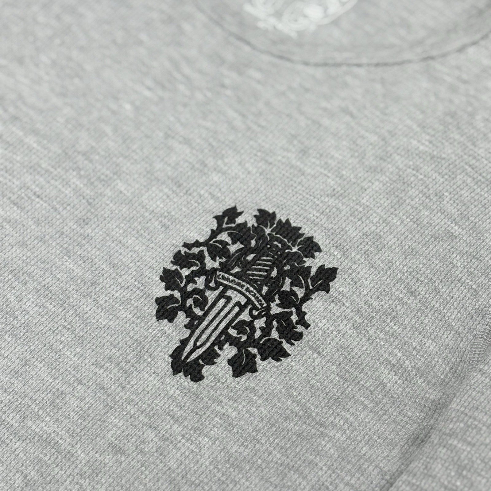 Size L - Chrome Hearts Dagger Long Sleeve Thermal ' Grey ' | WORN 1-3x