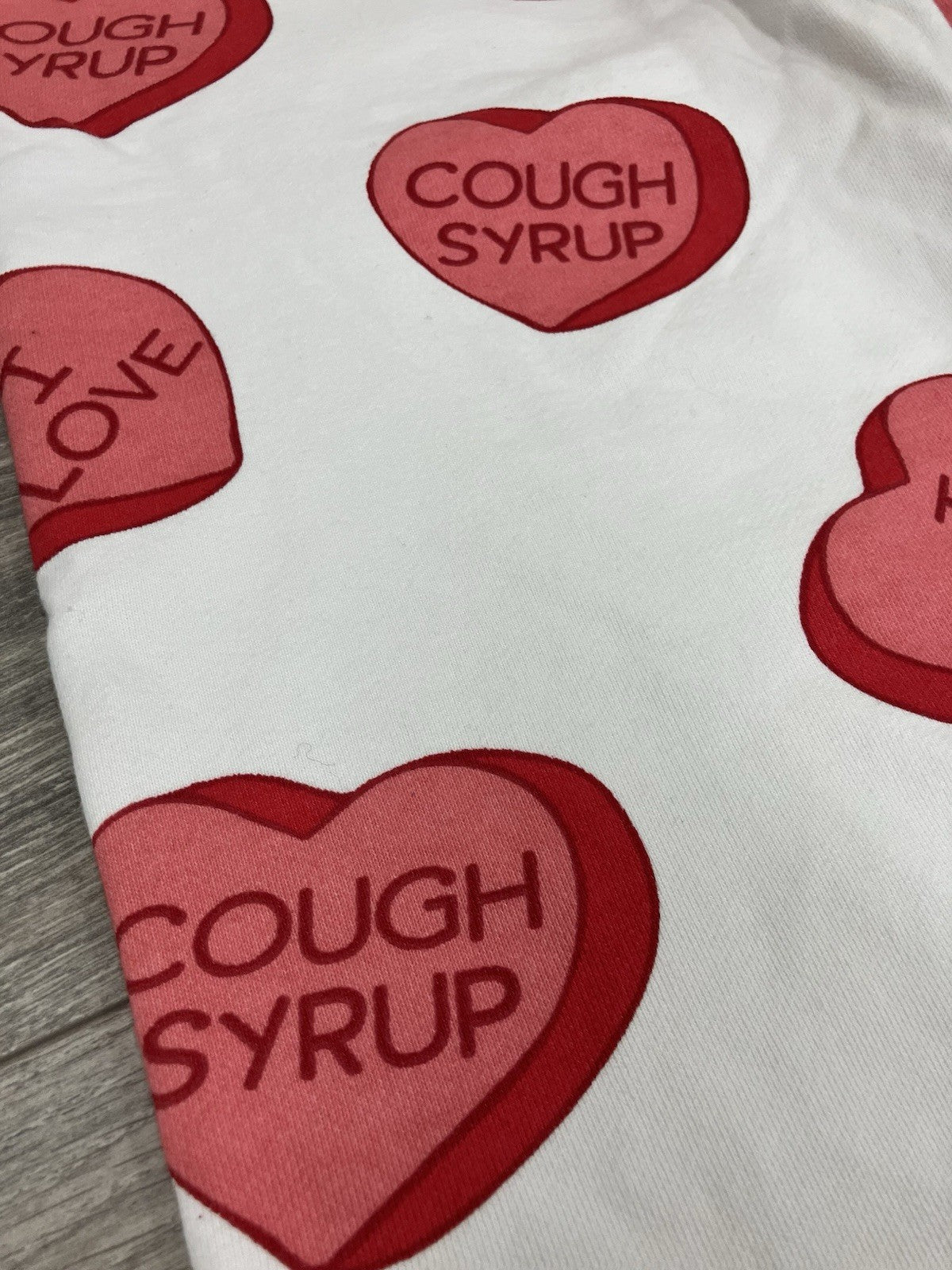Size L - Thats A Awful Lot Of Cough Syrup Sweatpants ' Valentines ' | RARE | NEW