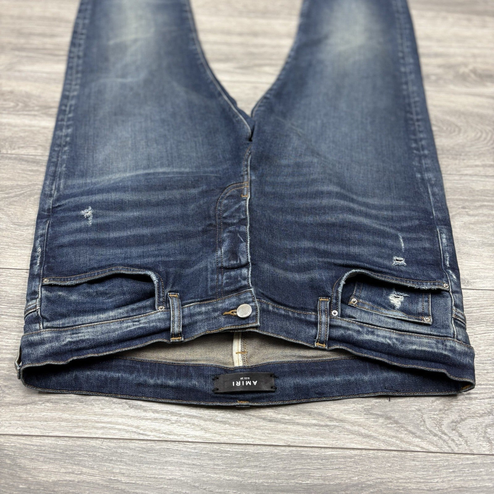 Size 38 - Amiri Stack Jeans ' Blue ' | SUPER CLEAN!