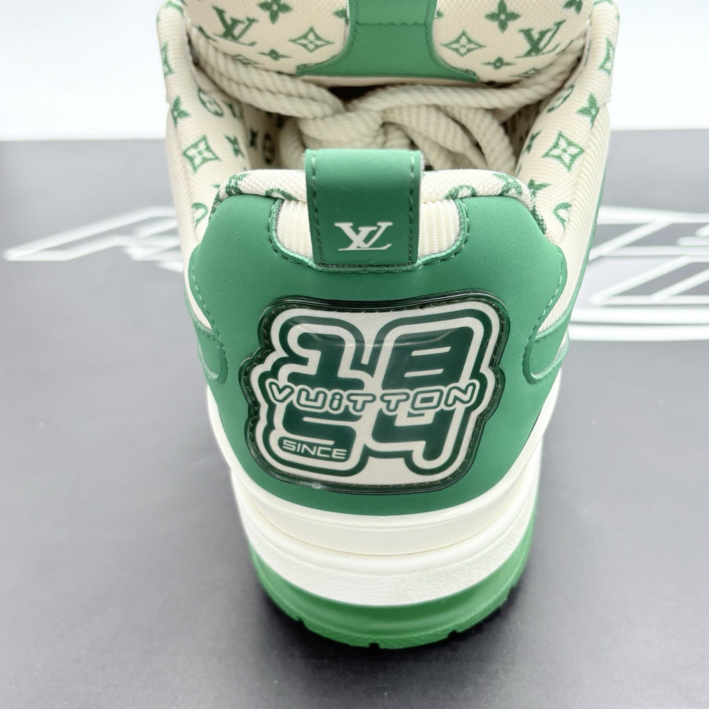 Size 9 LV (10-10.5 US) Louis Vuitton Skate ' Green White ' | SUPER CLEAN!