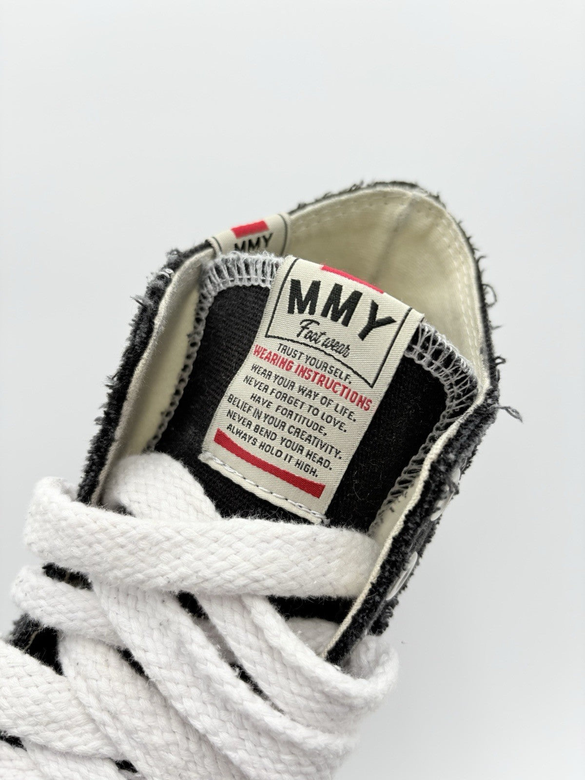 Size 41 (8 US) Maison Mihara Yasuhiro Peterson OG Sole Canvas High ' Black '