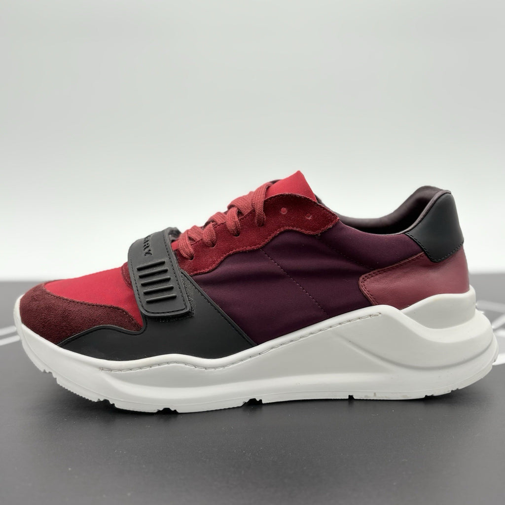 Size 43.5 (10.5 US) - Burberry Regis Sneaker ' Red Black ' | GREAT CONDITION!