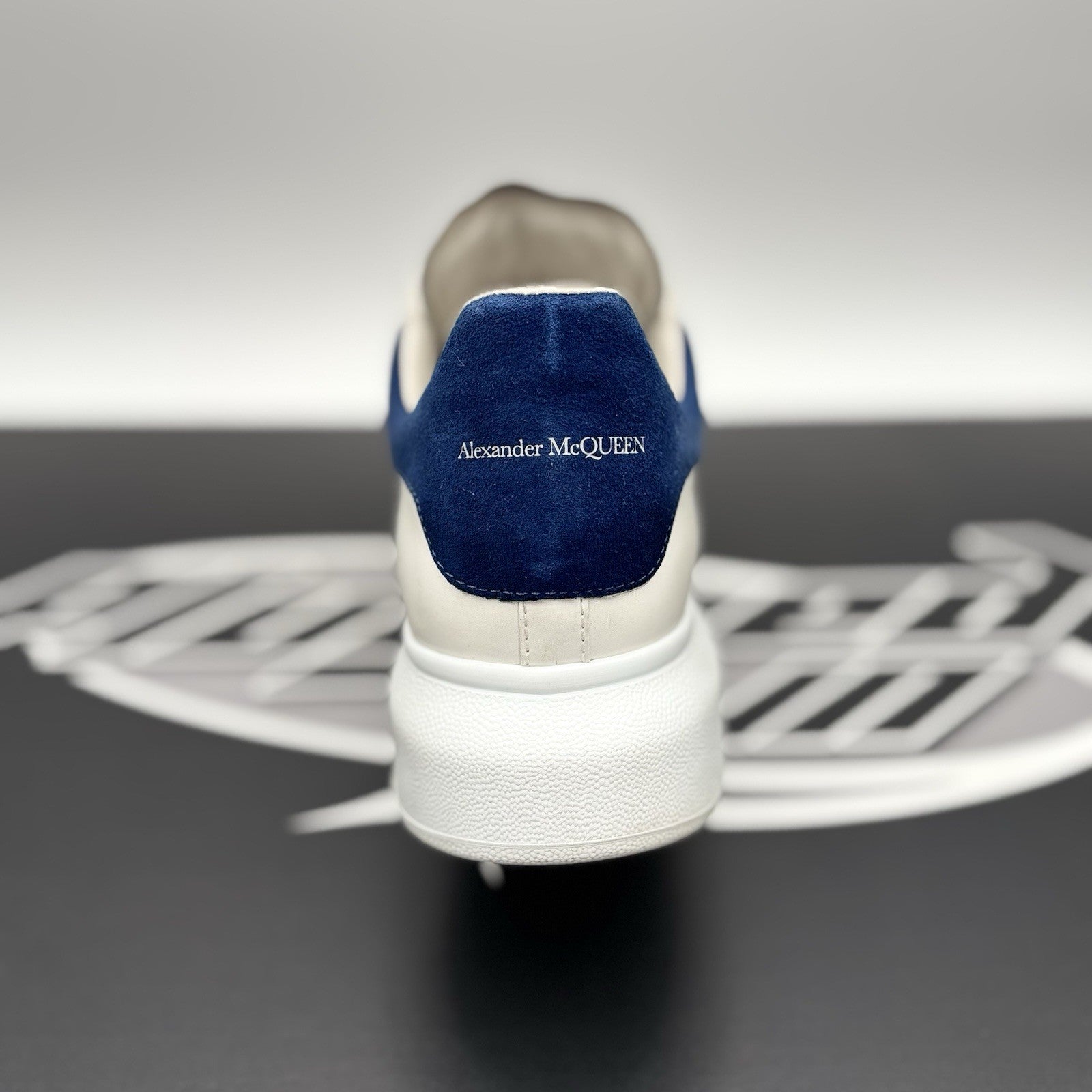 Size 41 (8 US) - Alexander McQueen Oversized ' White, Blue ' | GREAT CONDITION!