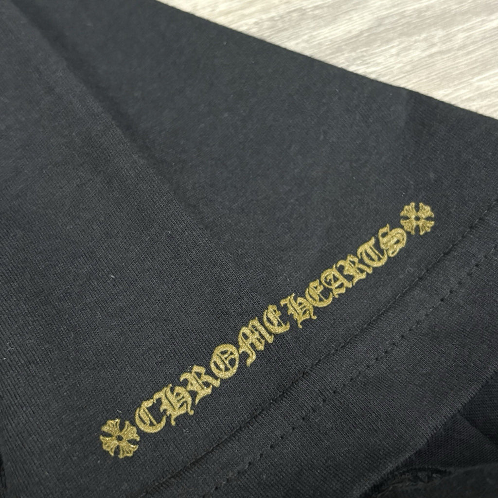 Size Large - Chrome Hearts Neck Logo T-Shirt ' Olive Collar ' | BRAND NEW!