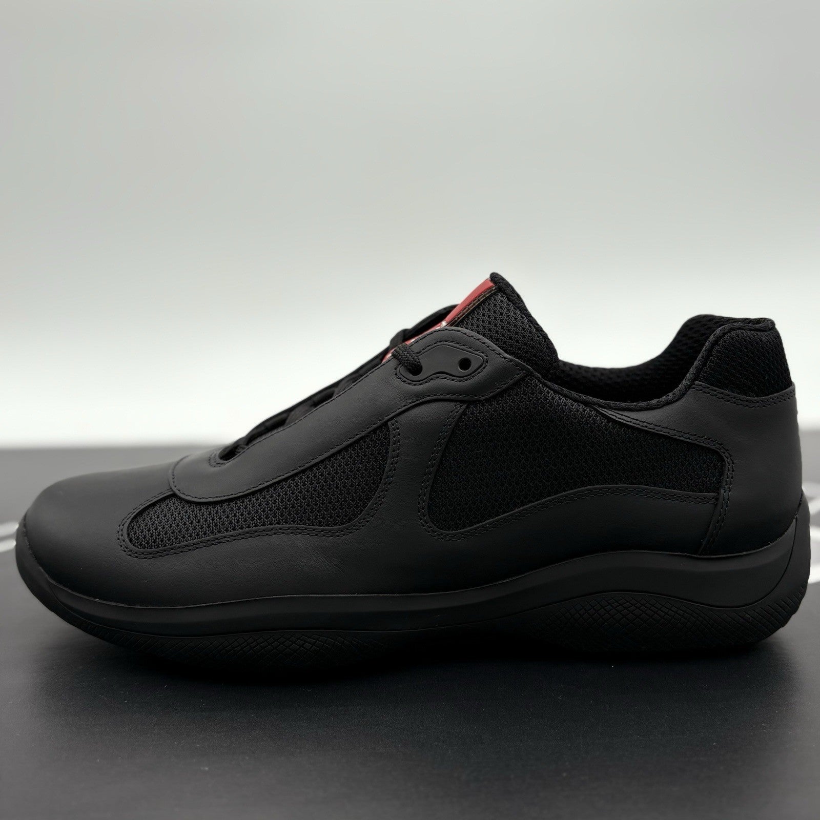 Size 8 UK (9 US) - Prada Americas Cup ' Black ' | EXCELLENT CONDITION!