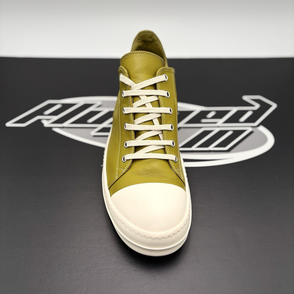 Size 44 (11 US) Rick Owens Low Leather  ' Acid Milk ' | GREAT CONDITION!