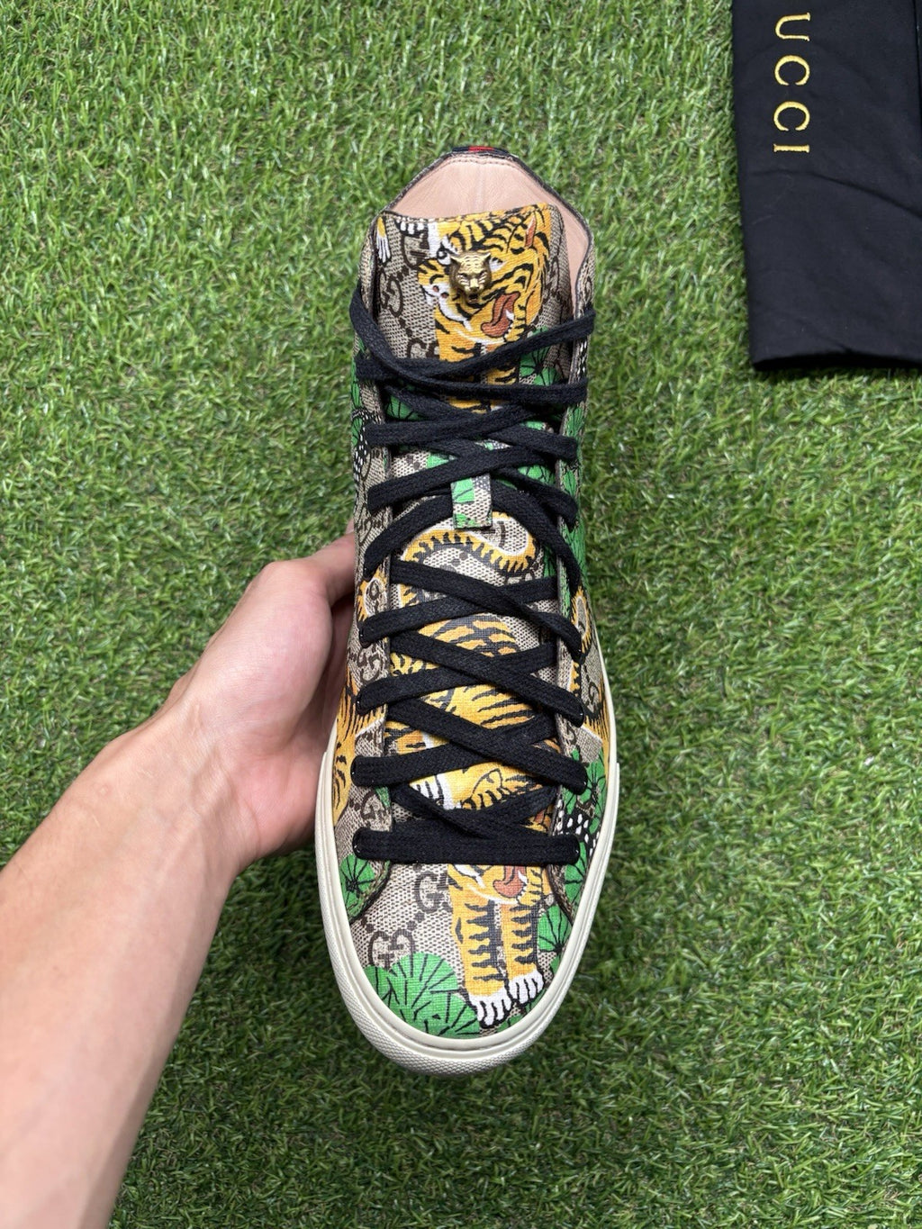Size 8.5 G (9US) - Gucci GG Supreme High ‘ Bengal ‘ | GREAT COND!