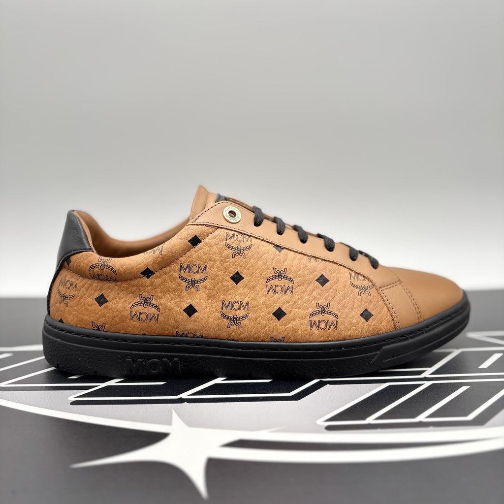 Size 41 (8 US) - MCM Terrain monogram-print sneakers | GOOD CONDITION!