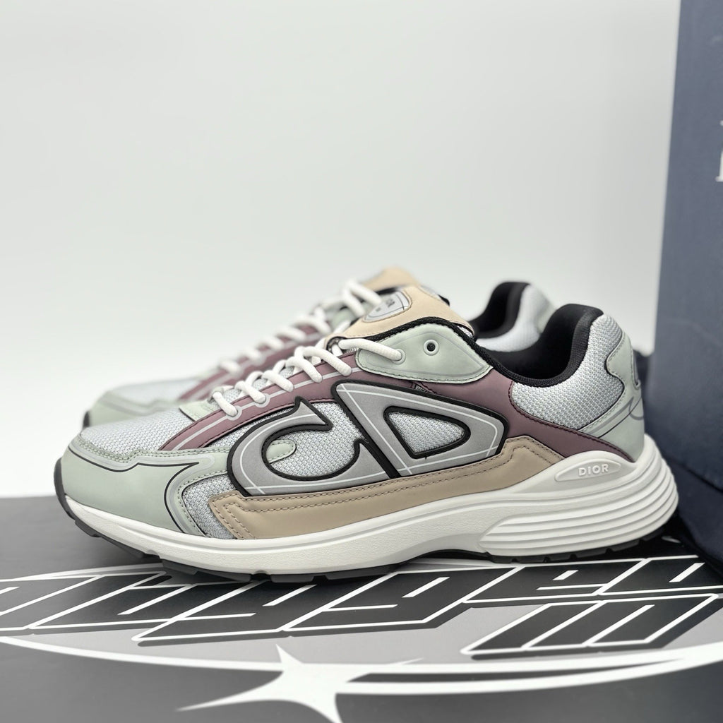 Size 45 (12 US) - Dior B30 Reflective Sneaker ' Light Green Purple ' | EXCELLENT