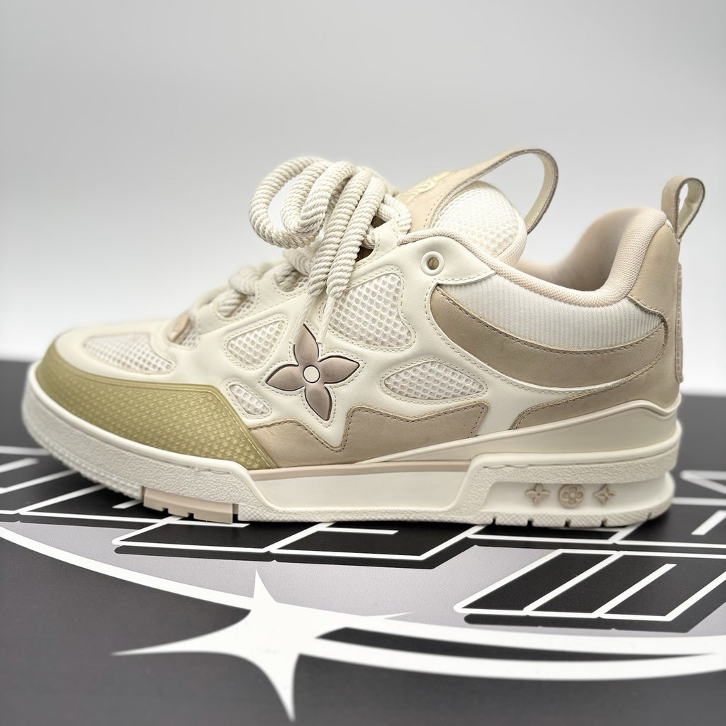Size 10.5 LV (11.5-12 US) Louis Vuitton Skate ' White ' | GOOD CONDITION!