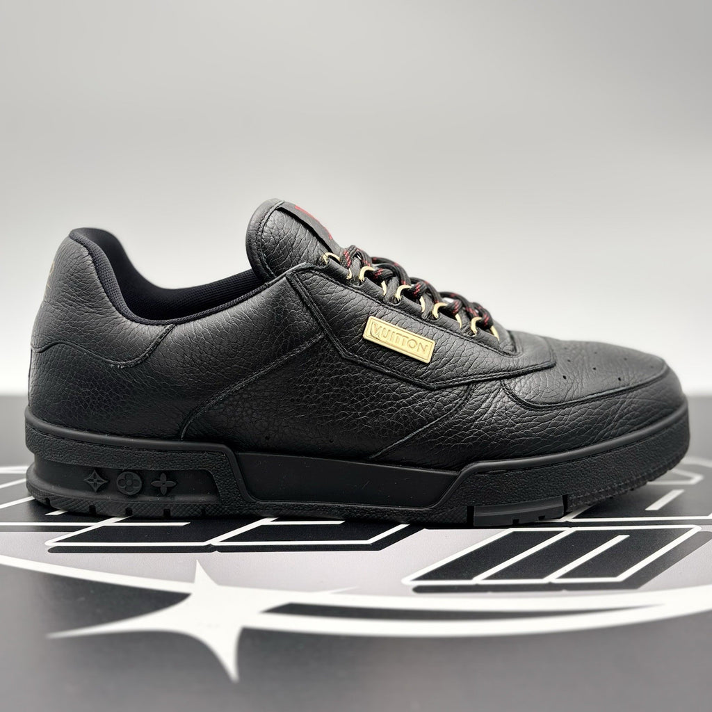 Size 9 LV (10-10.5 US) - Louis Vuitton Hardware Calfskin Trainer ‘ Black, Gold ‘