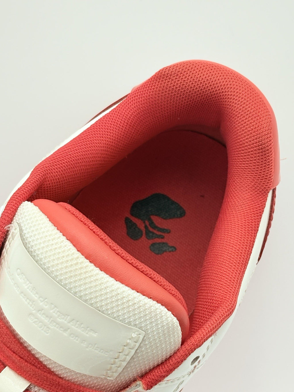 Size 42 (9 US) Off White Out of Office Patent Leather ' White Red ' | GREAT COND