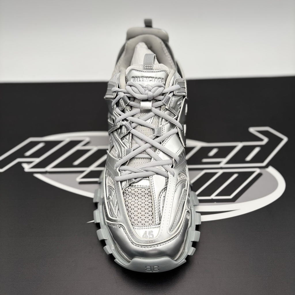 Size 45 EU (12 US) - Balenciaga Track ' Triple Silver ' | BRAND NEW!